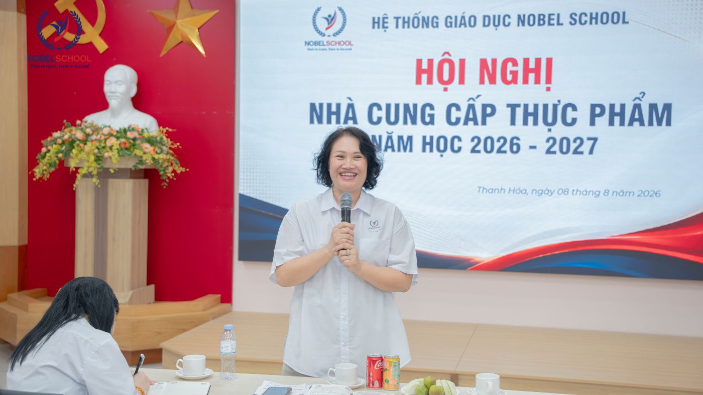 Bà Nguyễn Thị Lan – Nhà sáng lập, Chủ tịch Hội đồng Trường Hệ thống Giáo dục Nobel School gửi lời cảm ơn đến các đồng chí