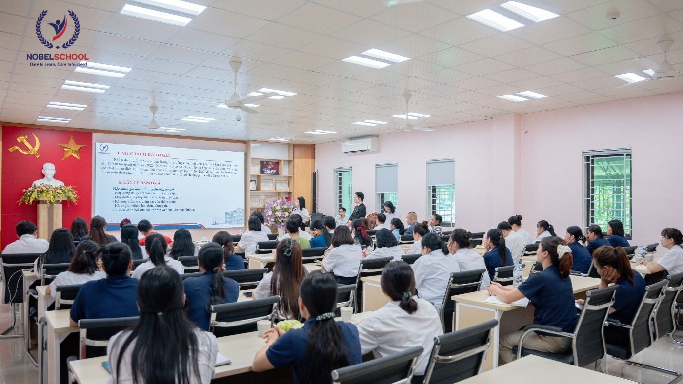 Đánh giá hoạt động cung cấp thực phẩm tại Nobel School